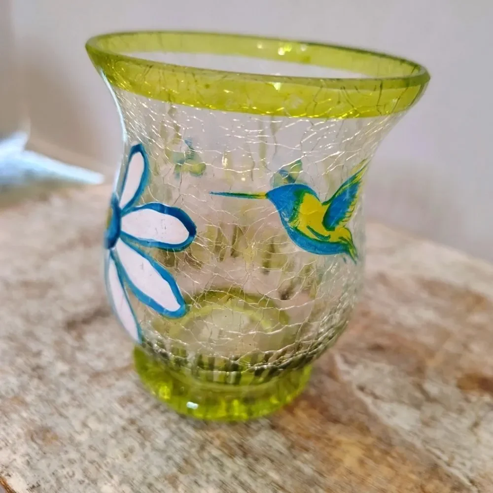 Rare Vintage Yankee Candle Holder Hummingbird